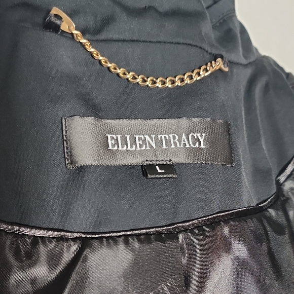 Ellen Tracy Men's Dark Jacket with Hood - Picture 5 of 7